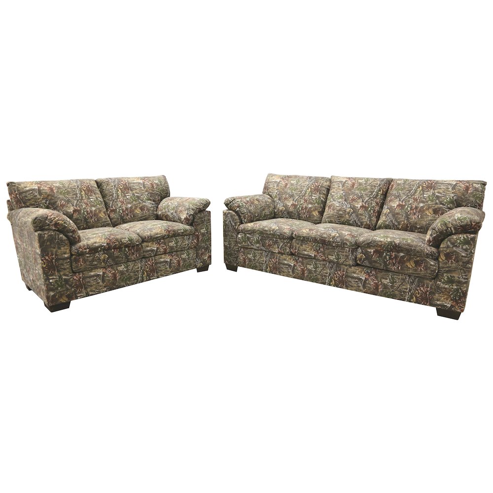 Loveseat in Superflauge Camo Fabric