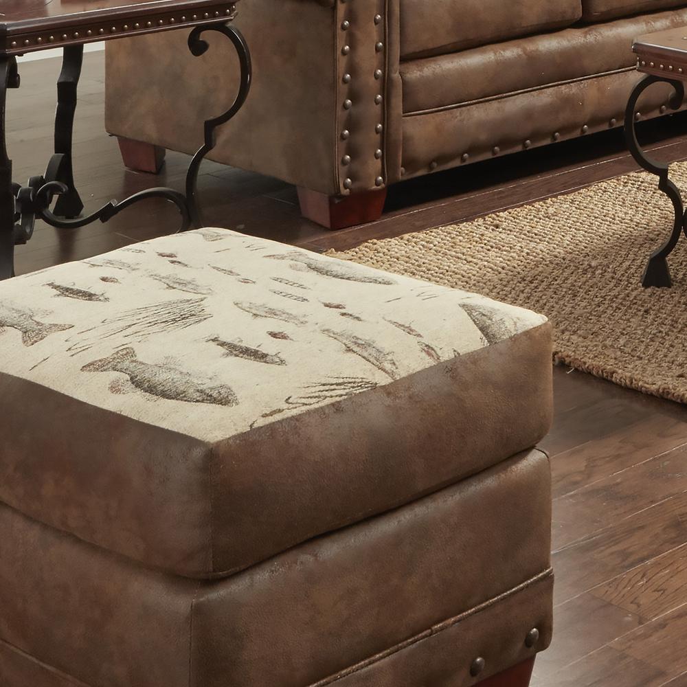Angler's Cove Ottoman