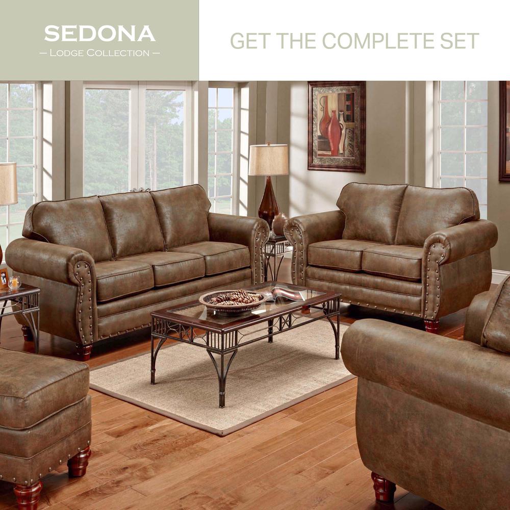 Sedona Arm Chair with Matching Ottoman