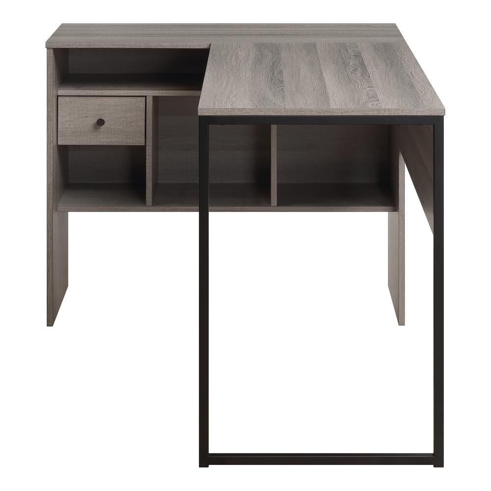 Hagney Lane L-Shape Desk in Farm Oak Finish, HGN782-FK
