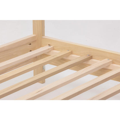 American Furniture Classics Full Size Canopy Bed with Raised Platform