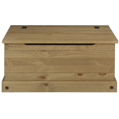 Wood Storage Trunk in Corona Brown
