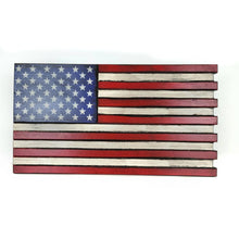 American Furniture Classics Model MINIRWB Mini American Flag Wall Display with Hidden, Locking Gun Concealment