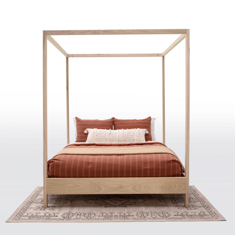 American Furniture Classics Queen Size Canopy Bed with Raised Platform