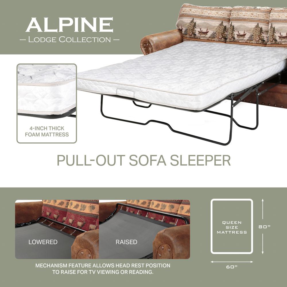 Alpine Lodge - 4 Pc Set with Sleeper