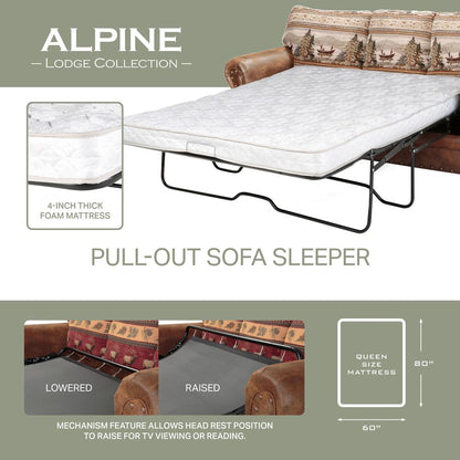 Alpine Lodge - 4 Pc Set with Sleeper