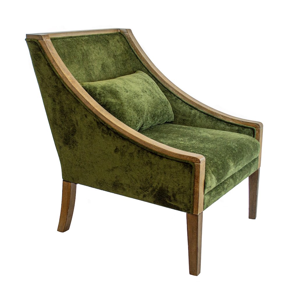 OS Home Occasional Side Accent Chair Model DS300 Forest Mist