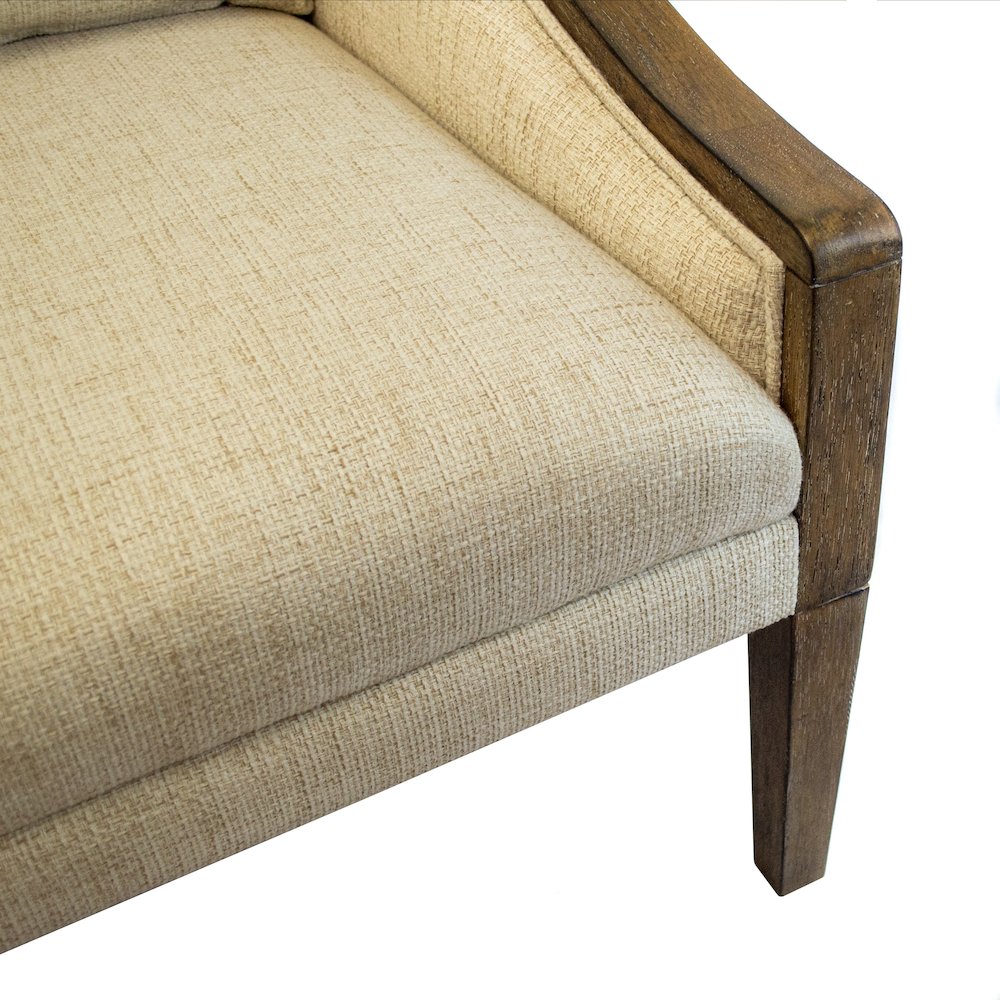 OS Home Occasional Side Accent Chair Model DS305 Desert Ivory