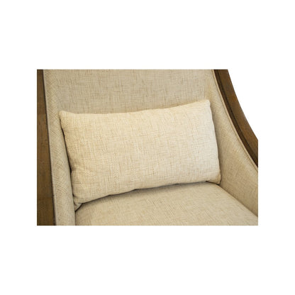 OS Home Occasional Side Accent Chair Model DS305 Desert Ivory