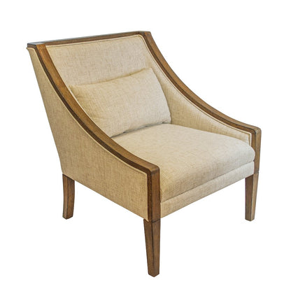 OS Home Occasional Side Accent Chair Model DS305 Desert Ivory
