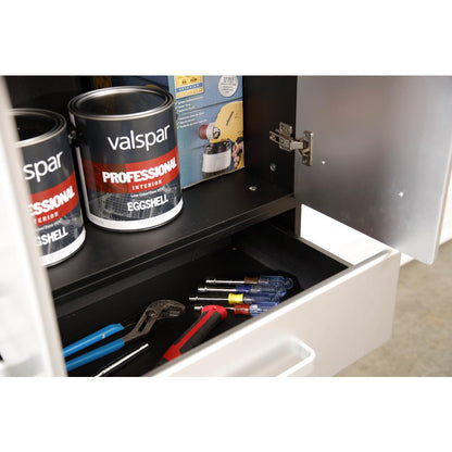 Tuff Stor 24206 Garage Storage Cabinet with Two Doors and Three Drawers