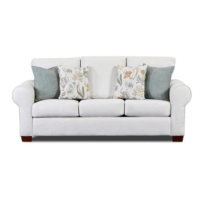 Living Room Beaujardin Sofa with Four Throw Pillows
