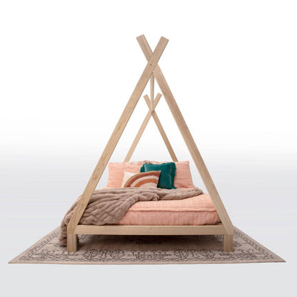 American Furniture Classics Full Size Teepee Bed with Raised Base