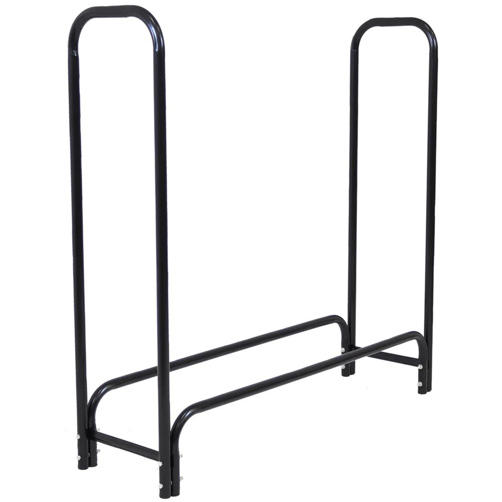 Outdoor Leisure Products Steel Log Rack w/Cover
