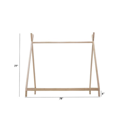 American Furniture Classics Full Size Teepee Bed with Raised Base