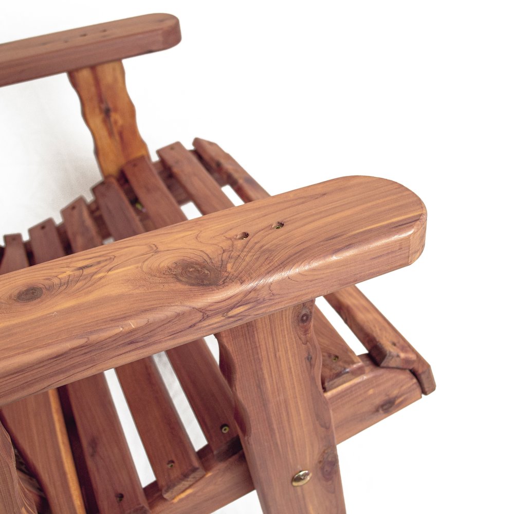 Cedar Adirondack Rocking Chair
