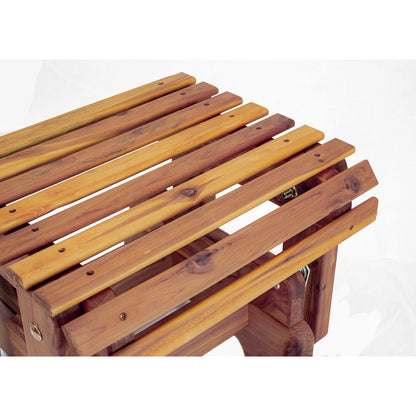 Cedar Gliding Ottoman