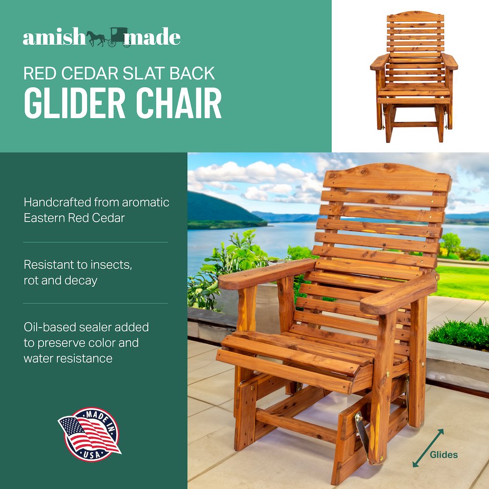 Slat Back Glider