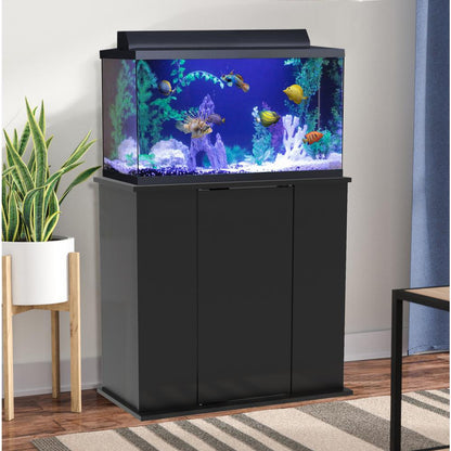29/37 Gallon Black Upright Aquarium Stand