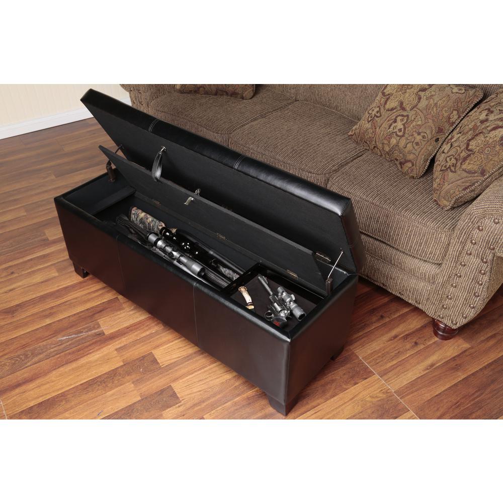 502 Gun Concealment Bench - dark brown