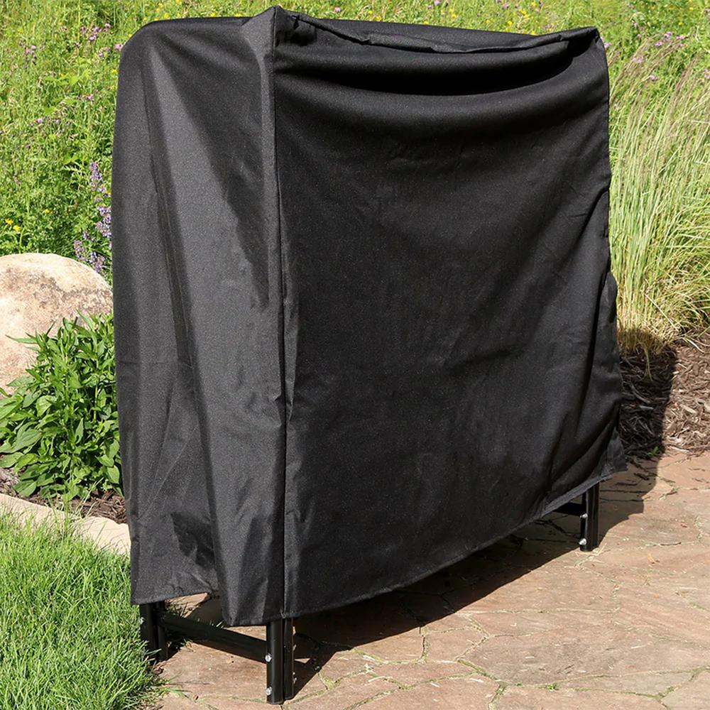 Outdoor Leisure Products Steel Log Rack w/Cover