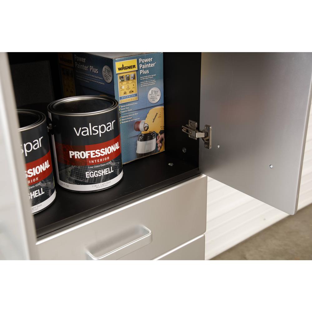 Tuff Stor 24206 Garage Storage Cabinet with Two Doors and Three Drawers