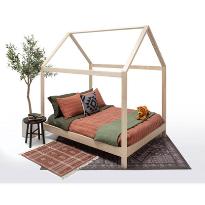 American Furniture Classics Full Size House Bed with Raised Base
