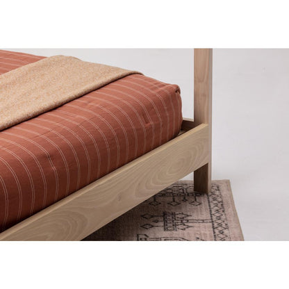 American Furniture Classics Queen Size Canopy Bed with Raised Platform