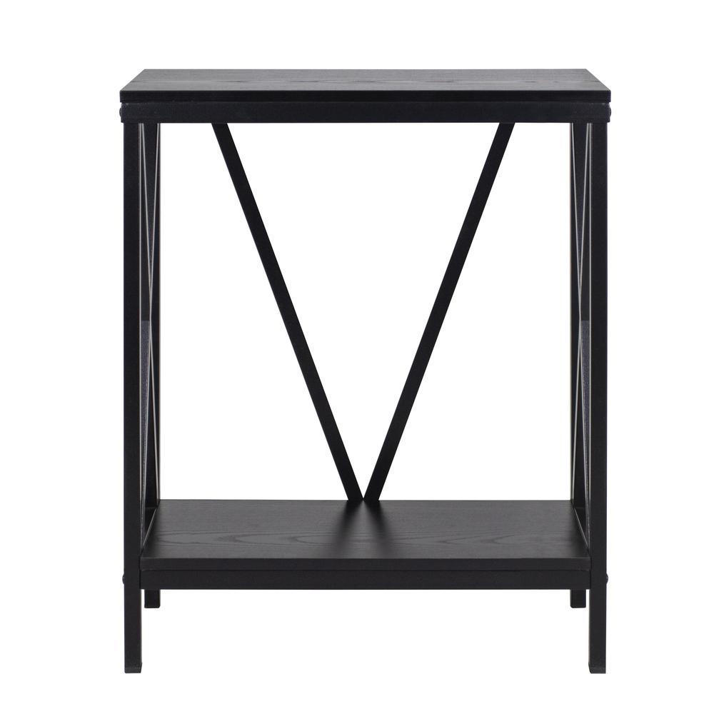 20 Gallon Steel X-Frame Aquarium Stand, with lower shelf, Black