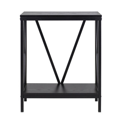 20 Gallon Steel X-Frame Aquarium Stand, with lower shelf, Black