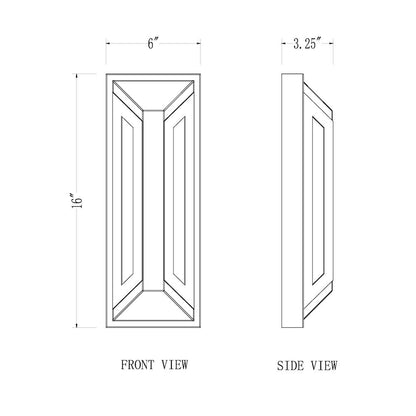 Z-Lite 2 Light Outdoor Wall Light, Sand Black