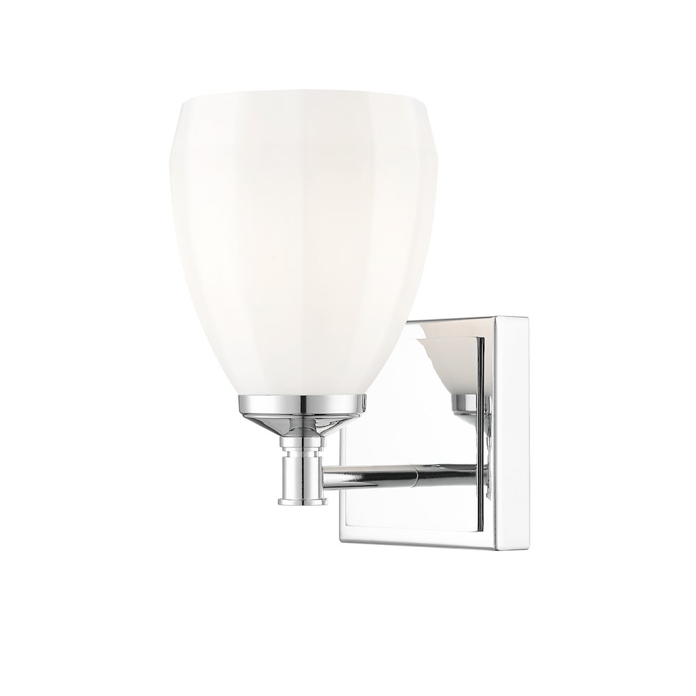 Z-Lite Oren 1 Light Vanity in Chrome  color, Steel frame