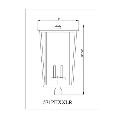 Z-Lite 4 Light Outdoor Post Mount Fixture