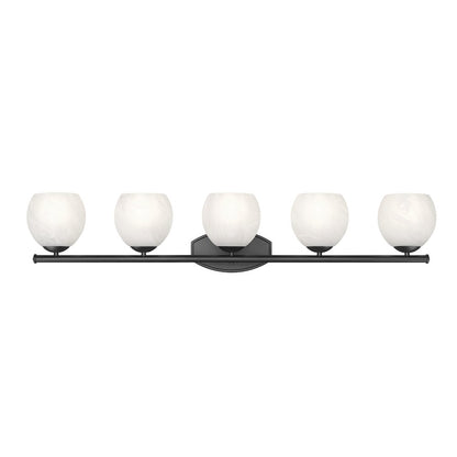 Z-Lite 5 Light Vanity, Matte Black