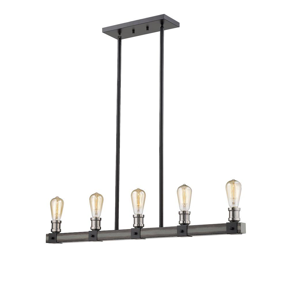 Z-Lite 5 Light Linear Chandelier