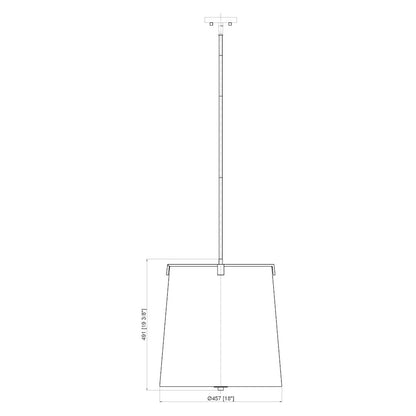 Z-Lite 5 Light Pendant