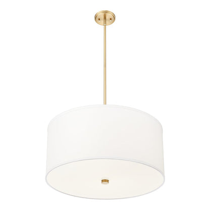 Z-Lite 1 Light Pendant, Modern Gold