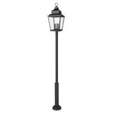 Z-Lite 5 Light Outdoor Post Mount Fixture, Sand Black