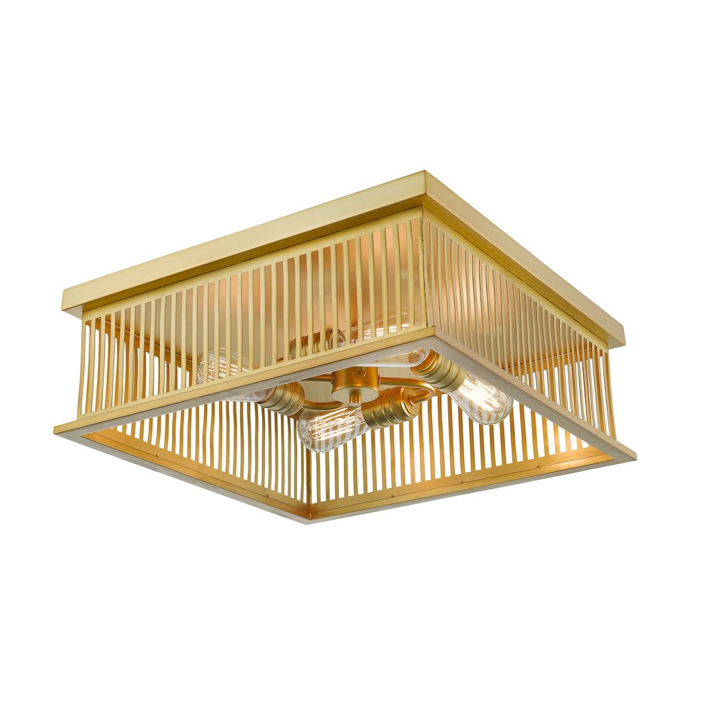 Z-Lite 4 Light Flush Mount