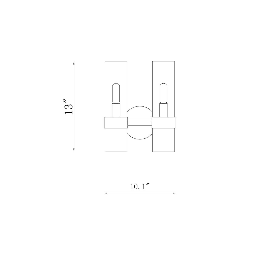 Z-Lite 2 Light Wall Sconce