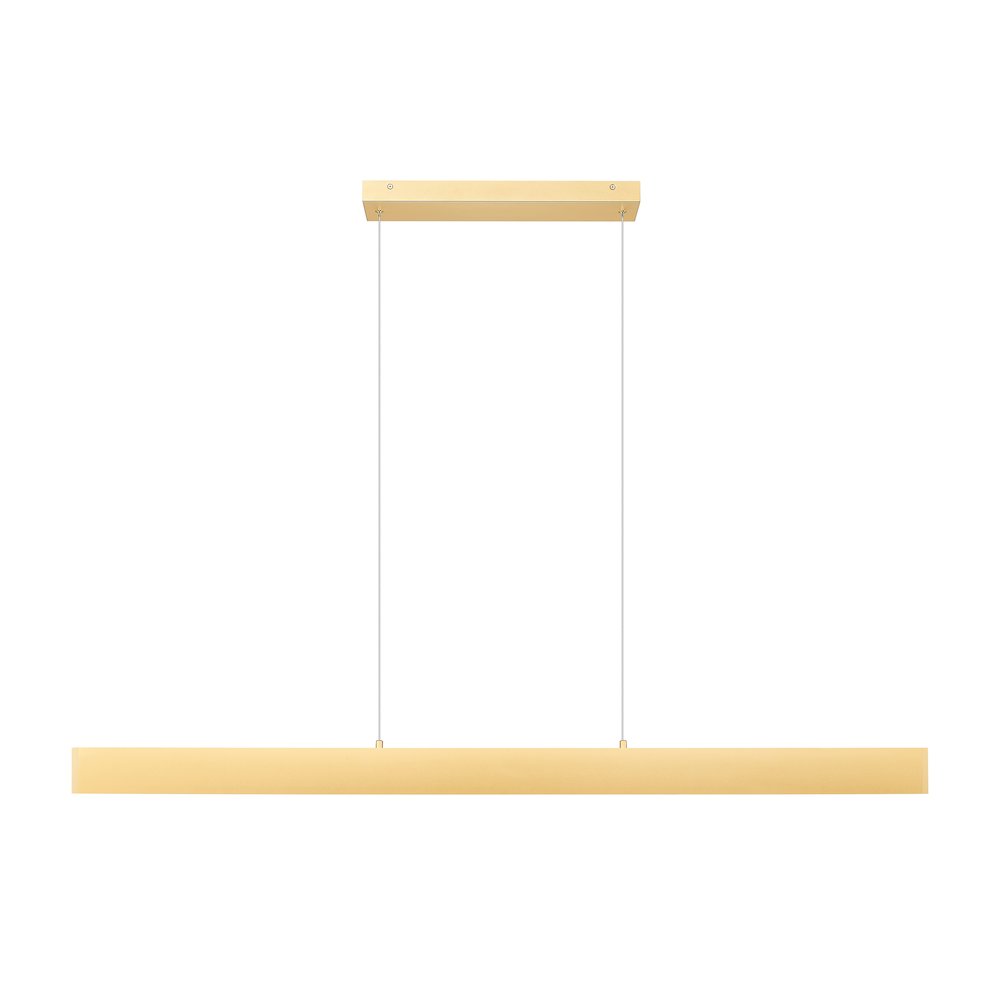 Z-Lite 1 Light Linear Chandelier, Gold