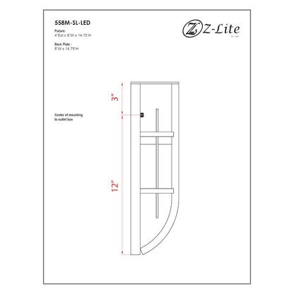 Z-Lite 1 Light Outdoor Wall Light