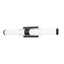 Z-Lite Egon 1 Light Vanity in Matte Black color, Steel frame