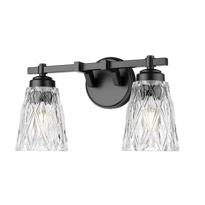 Z-Lite 2 Light Vanity, Matte Black