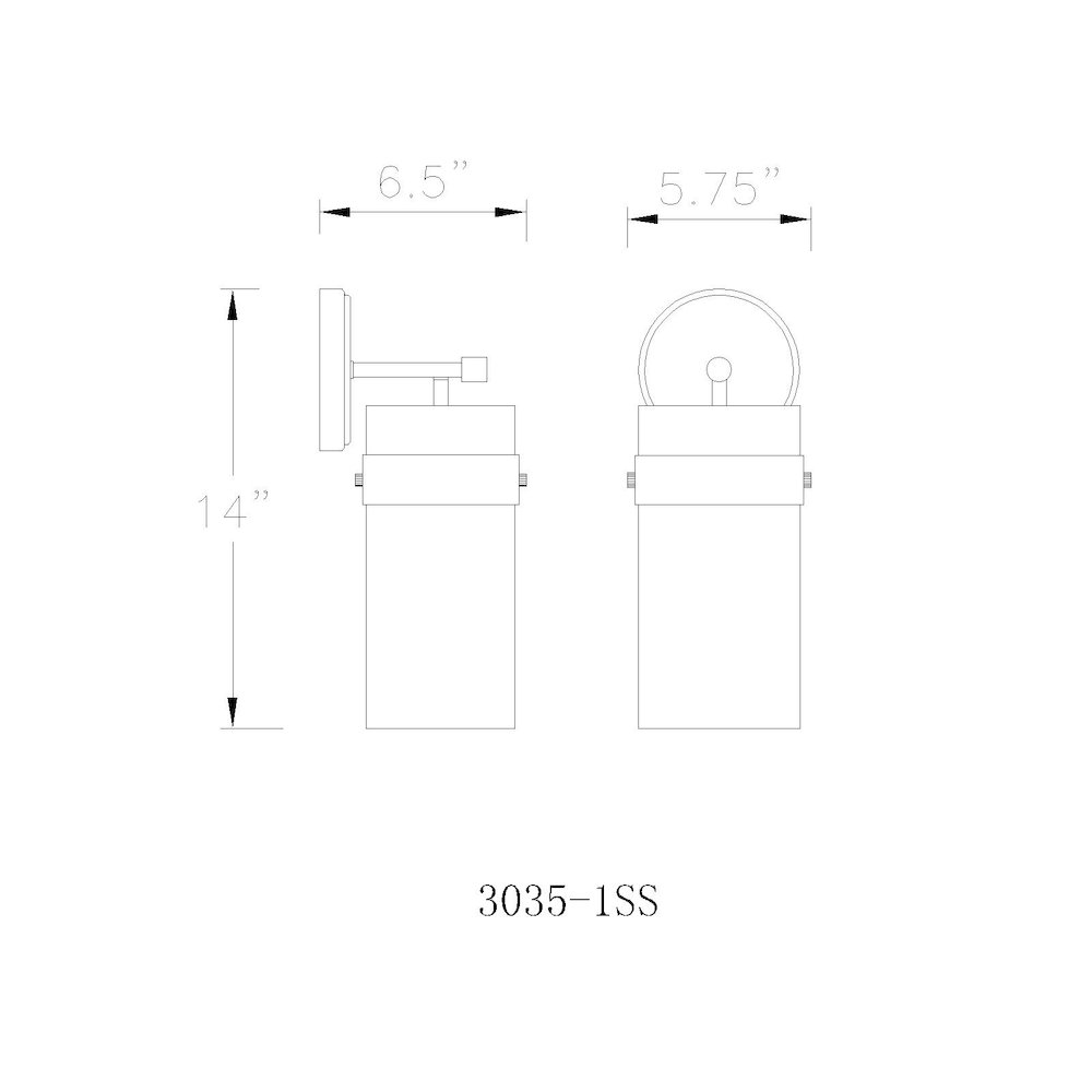 Z-Lite 1 Light Wall Sconce