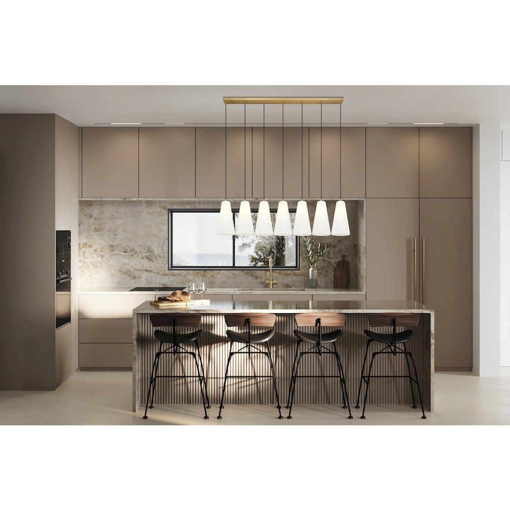 Z-Lite 7 Light Linear Chandelier