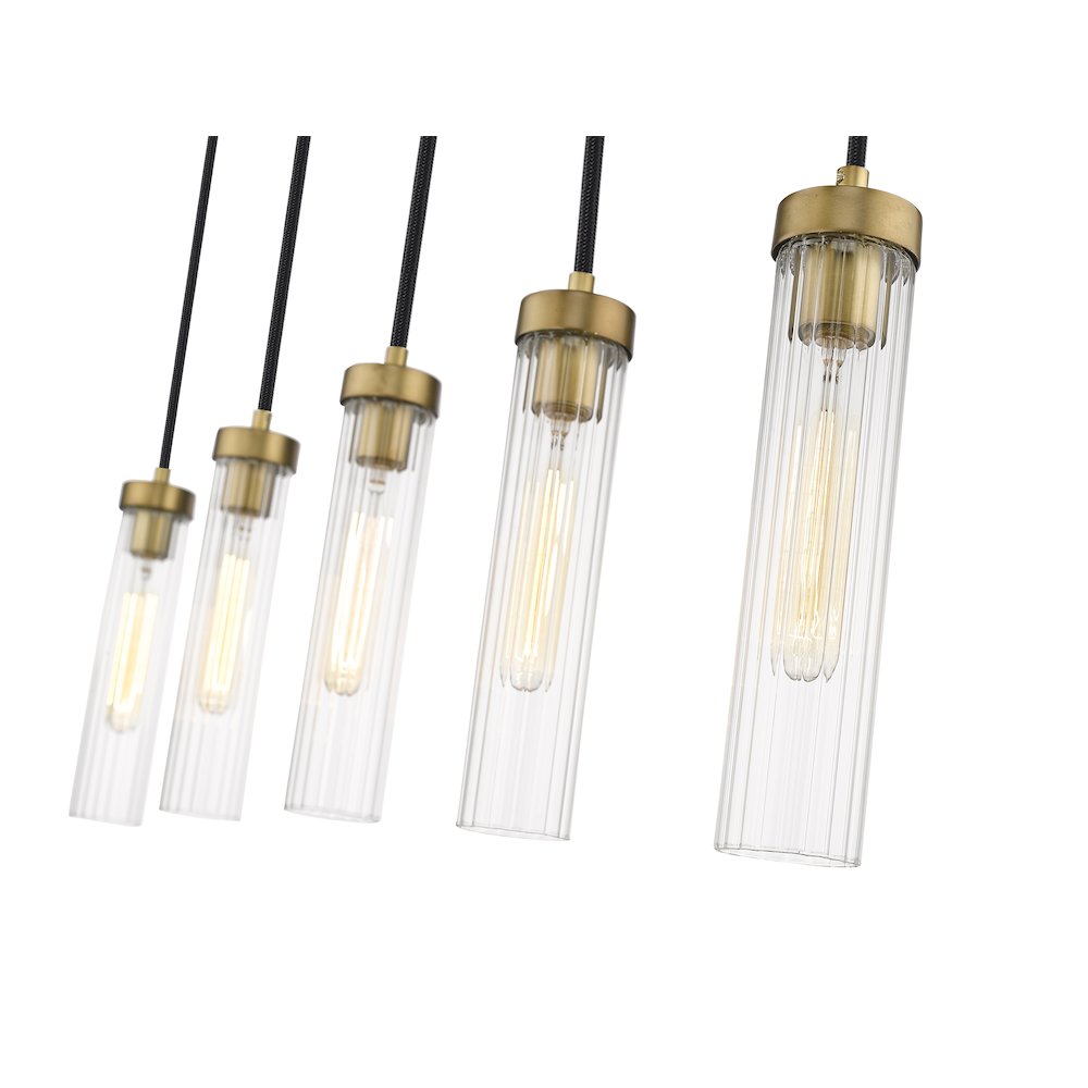 Z-Lite 5 Light Linear Chandelier