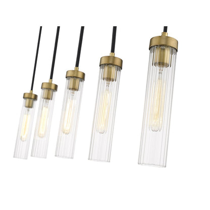 Z-Lite 5 Light Linear Chandelier