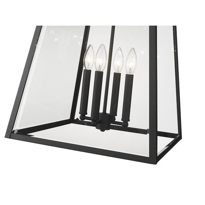 Z-Lite 4 Light Outdoor Chain Mount Ceiling Fixture