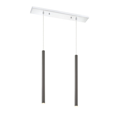 Z-Lite 2 Light Linear Chandelier